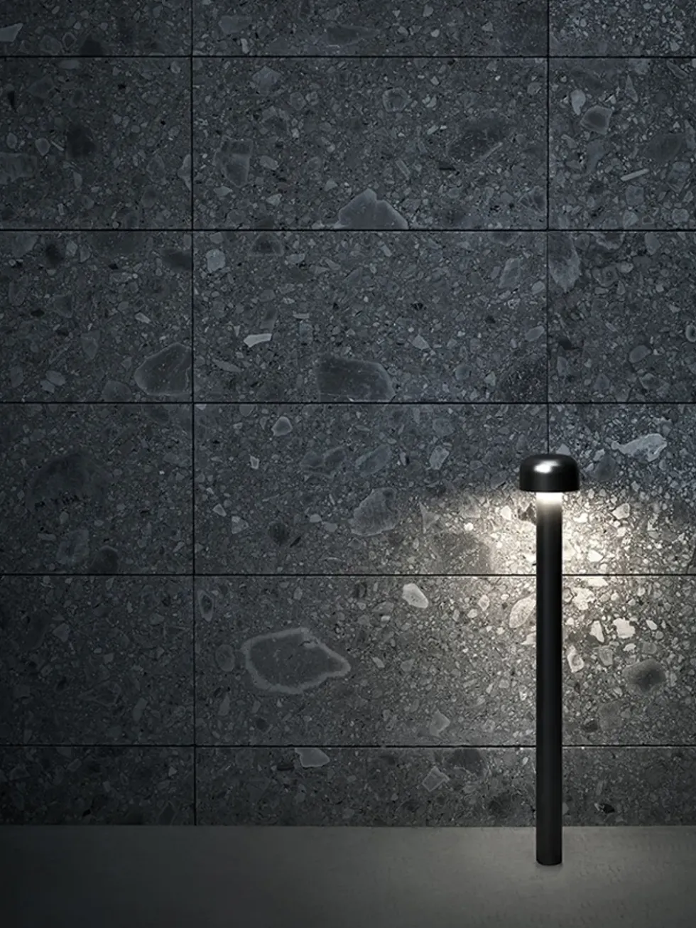 Bellhop Bollard H380 udendørs pullert, grøn