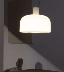 Bellhop Glas S2 pendel, hvid