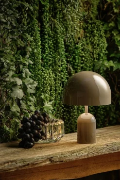 Bell Portable bordlampe / batterilampe, taupe