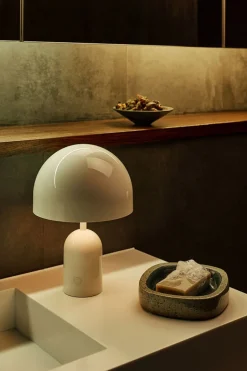 Bell Portable bordlampe / batterilampe, grå