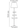 Bibliotheque National Gulvlampe, Bronze