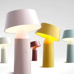 Bicoca Batterilamper / Bordlampe, vinrød