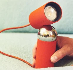 Bilboquet bordlampe, tomato