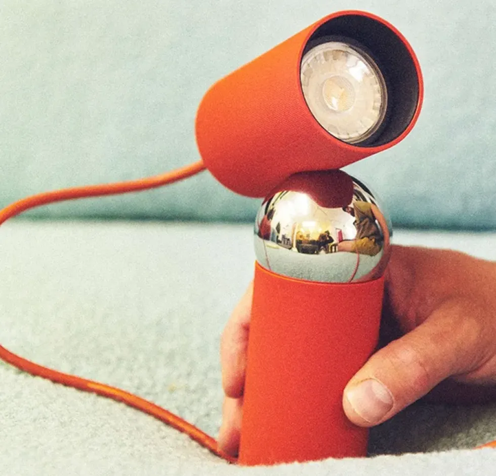 Bilboquet bordlampe, tomato