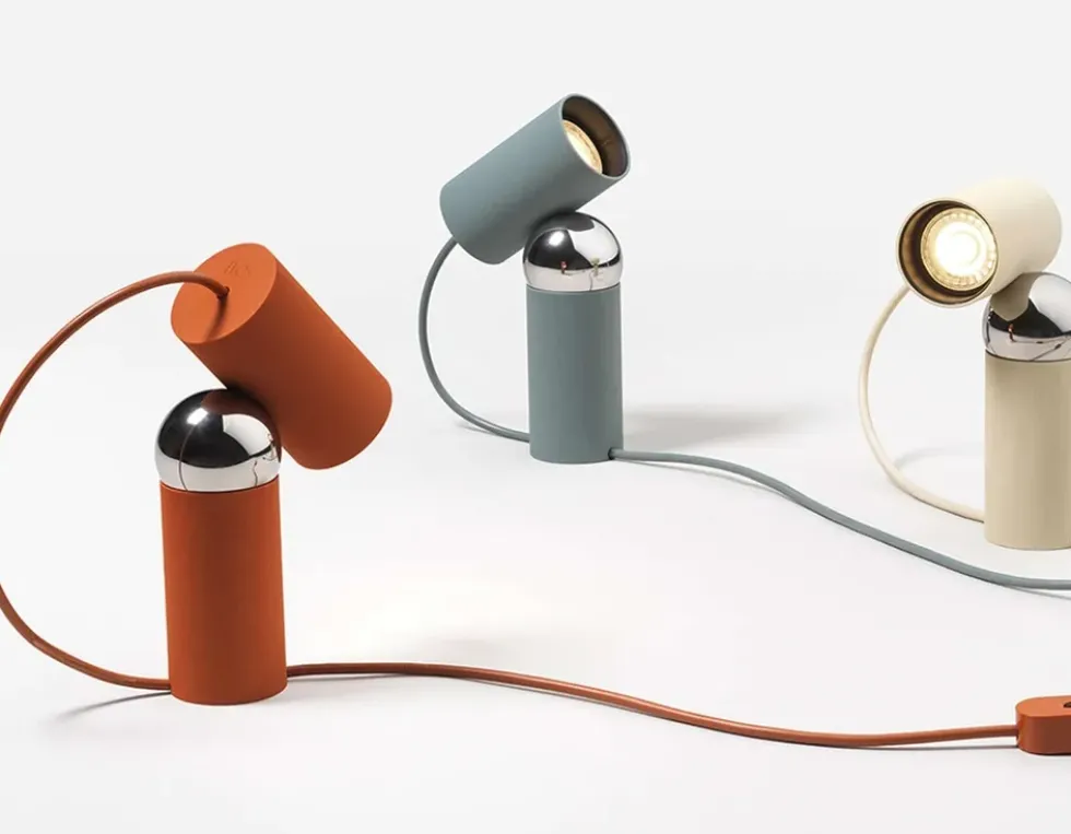 Bilboquet bordlampe, tomato