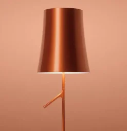 Birdie Lettura LED gulvlampe, kobber