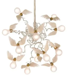 Birdie lysekrone, transparent ledning
