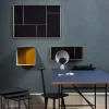 Blooper bordlampe, askegrå/navy blå