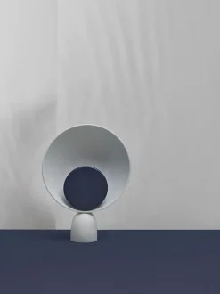 Blooper bordlampe, askegrå/navy blå