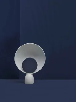 Blooper bordlampe, askegrå/navy blå