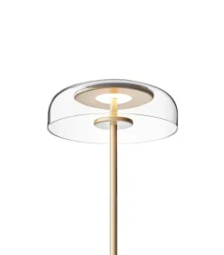 Blossi bordlampe, nordic guld/klar