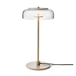 Blossi bordlampe, nordic guld/klar