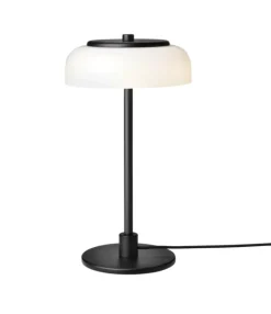 Blossi bordlampe small, sort/opal