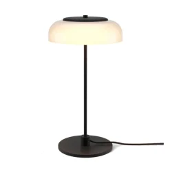 Blossi bordlampe, sort/opal