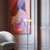 Blossi gulvlampe Ø29, sort/opal