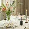 Blossi Mini Portable bordlampe / batterilampe, sort/opal