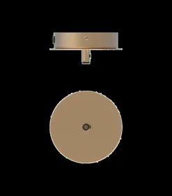 Blossi 1 pendel, nordic guld/klar