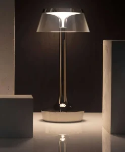 Bon Jour Unplugged batterilampe / bordlampe, black krom