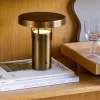 BringMe Portable Mini bordlampe / batterilampe, bruneret messing