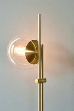 Bubble gulvlampe, messing