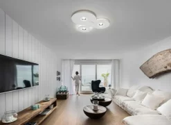 Bugia Double loftlampe, hvid