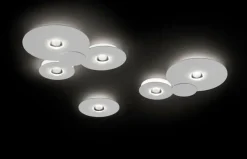 Bugia Triple loftlampe, hvid