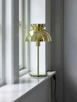 Butterfly bordlampe, messing