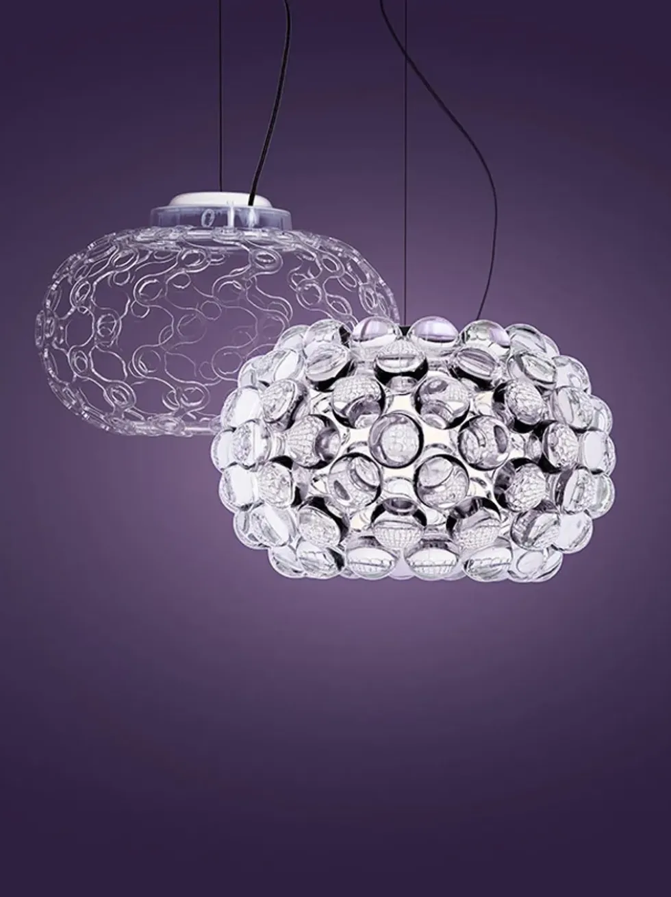 Caboche Plus LED loftlampe, transparent