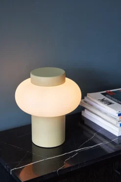Camp bordlampe, beige