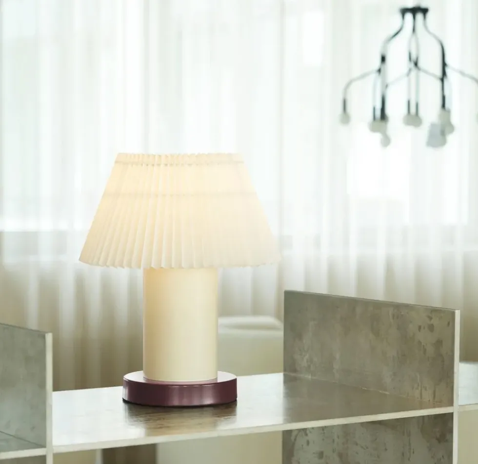 Cellu bordlampe, cream