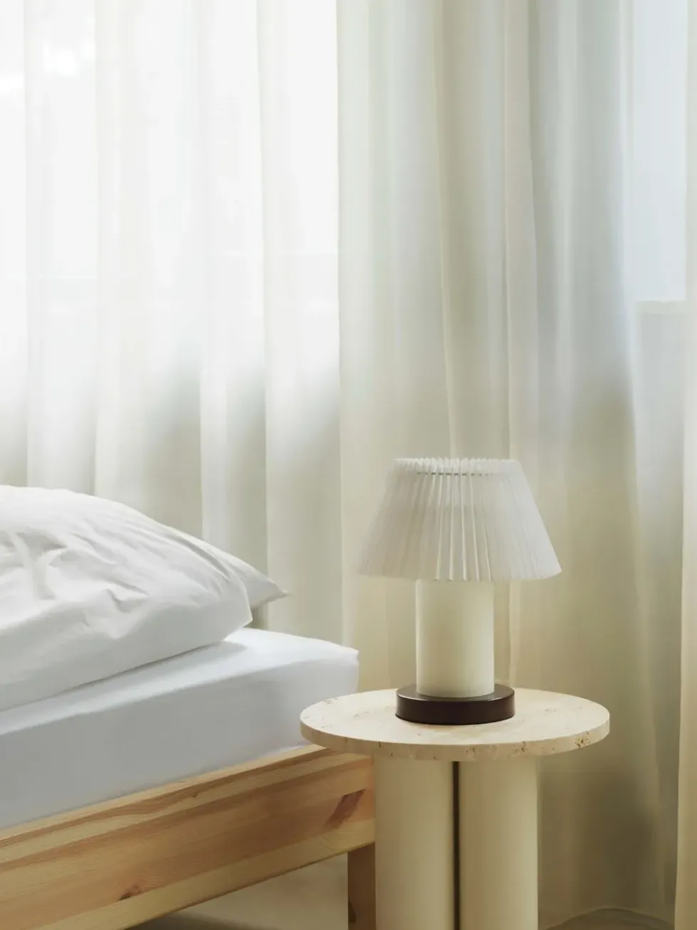 Cellu bordlampe, hvid
