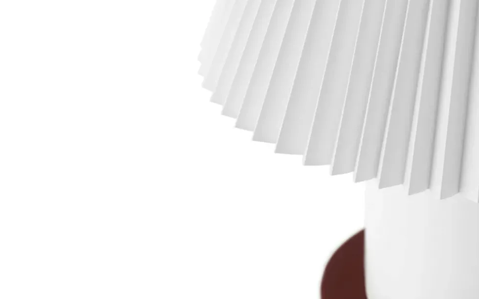 Cellu bordlampe, hvid