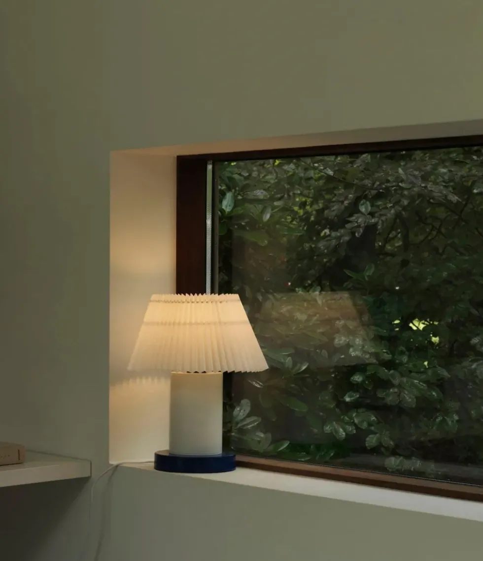 Cellu bordlampe, lyseblå