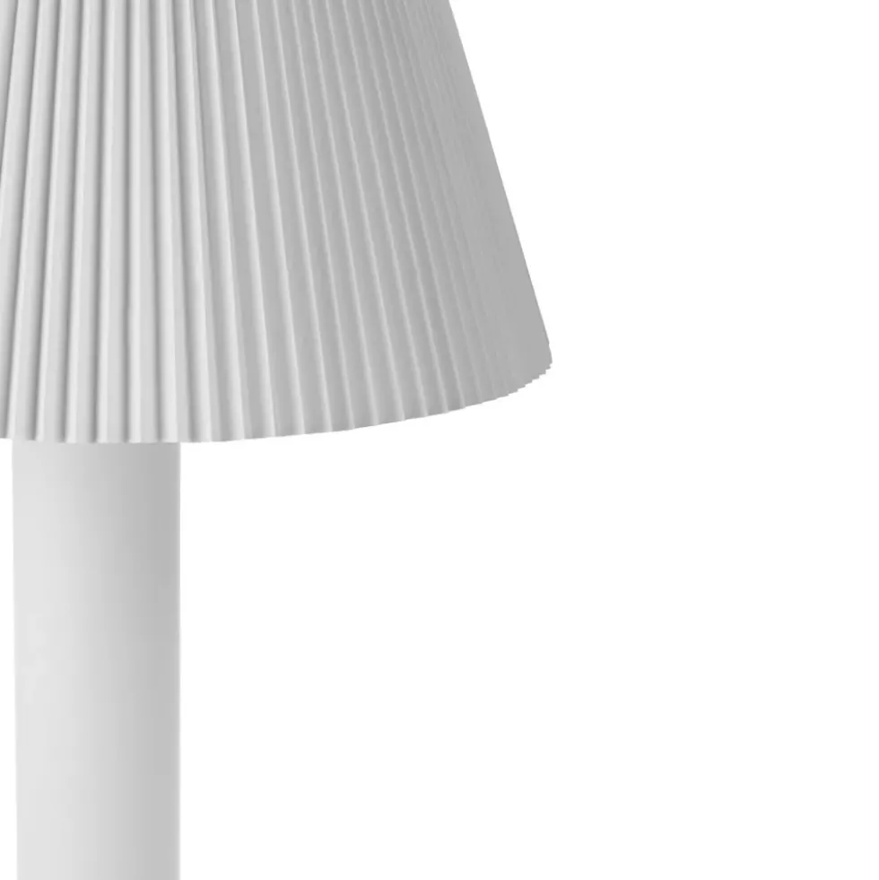 Cellu gulvlampe, hvid