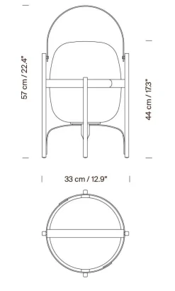 Cesta Exterior bordlampe, engelsk grøn