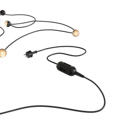 Cherry Bubbls Plug lyskæde, sort