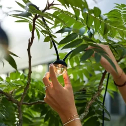 Cherry Bubbls Plug lyskæde, sort