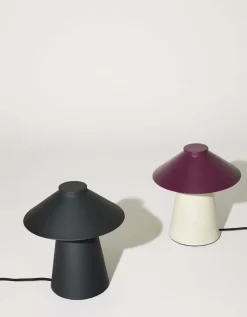 Chipper bordlampe, sand/burgundy