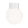 Classic Globe 180 loftlampe / væglampe IP54, hvid/mat opal
