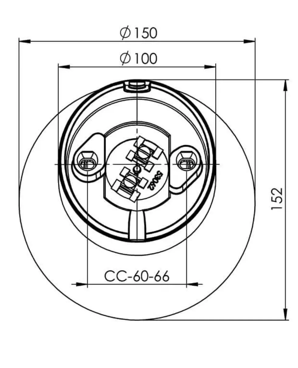 Classic Globe 150 væglampe IP20, hvid/blank opal