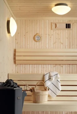 Contrast Solhem Sauna loftlampe / væglampe, grå