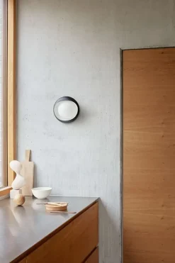 Cornea væglampe 150, sort