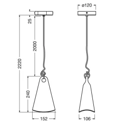 Decor Bell pendel, sort
