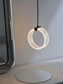 Decor Circle 1 pendel, sort/klar