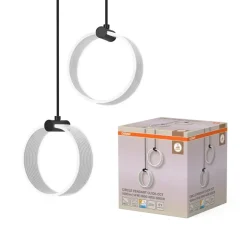 Decor Circle 2 pendel, sort/klar