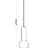 Decor Concrete Mic pendel, beige