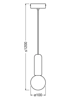 Decor Concrete Mic pendel, beige