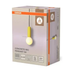 Decor Concrete Mic pendel, gul