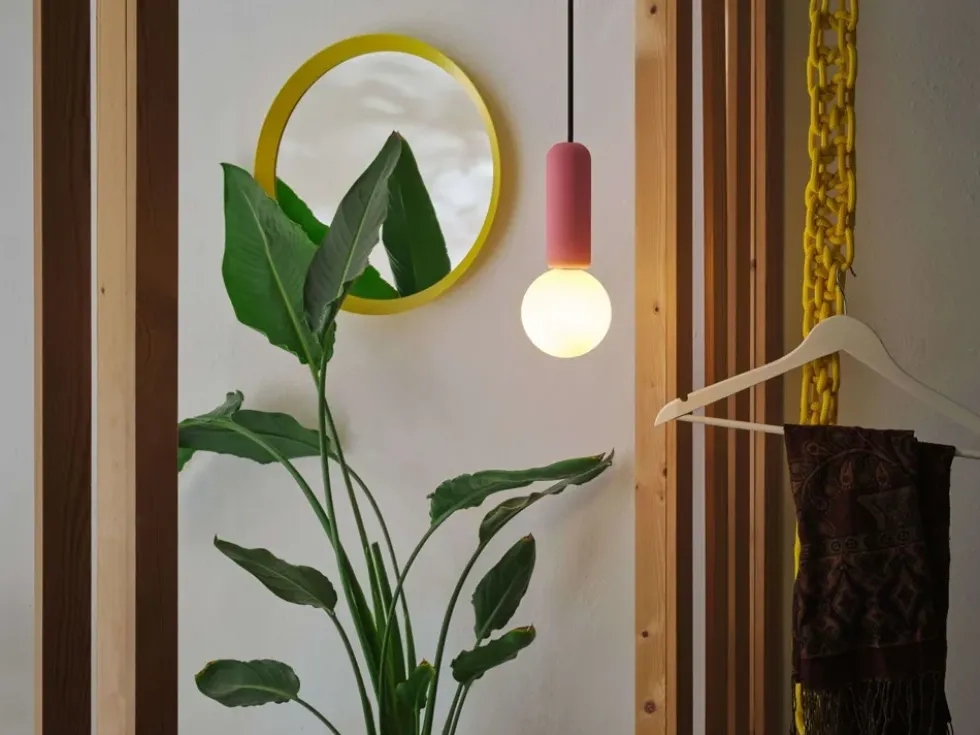Decor Concrete Mic pendel, pink