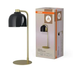 Decor Corolle bordlampe, sort/guld